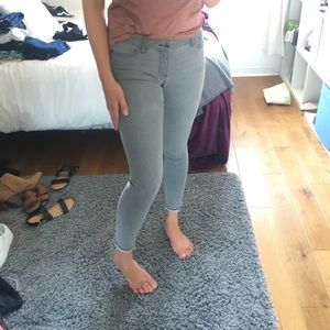 Grey skinny jeans